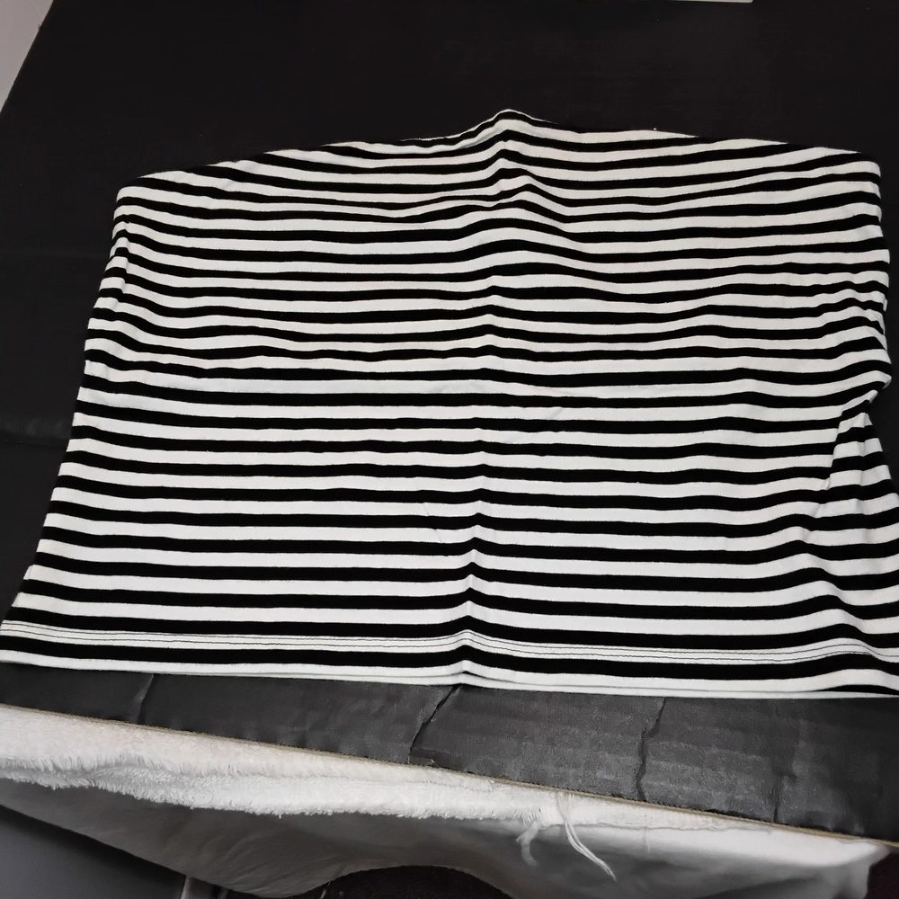 Black and White Striped Tank Top